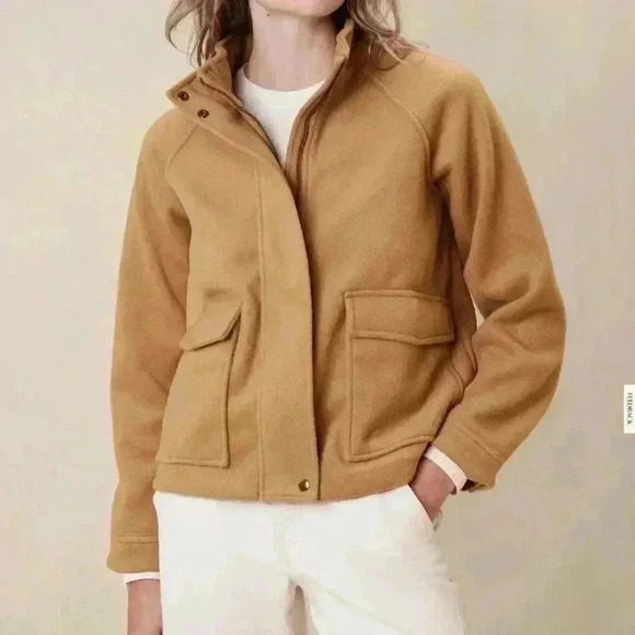 BANANA REPUBLIC BRUSHED SHORT JACKET - Picture 3 of 10